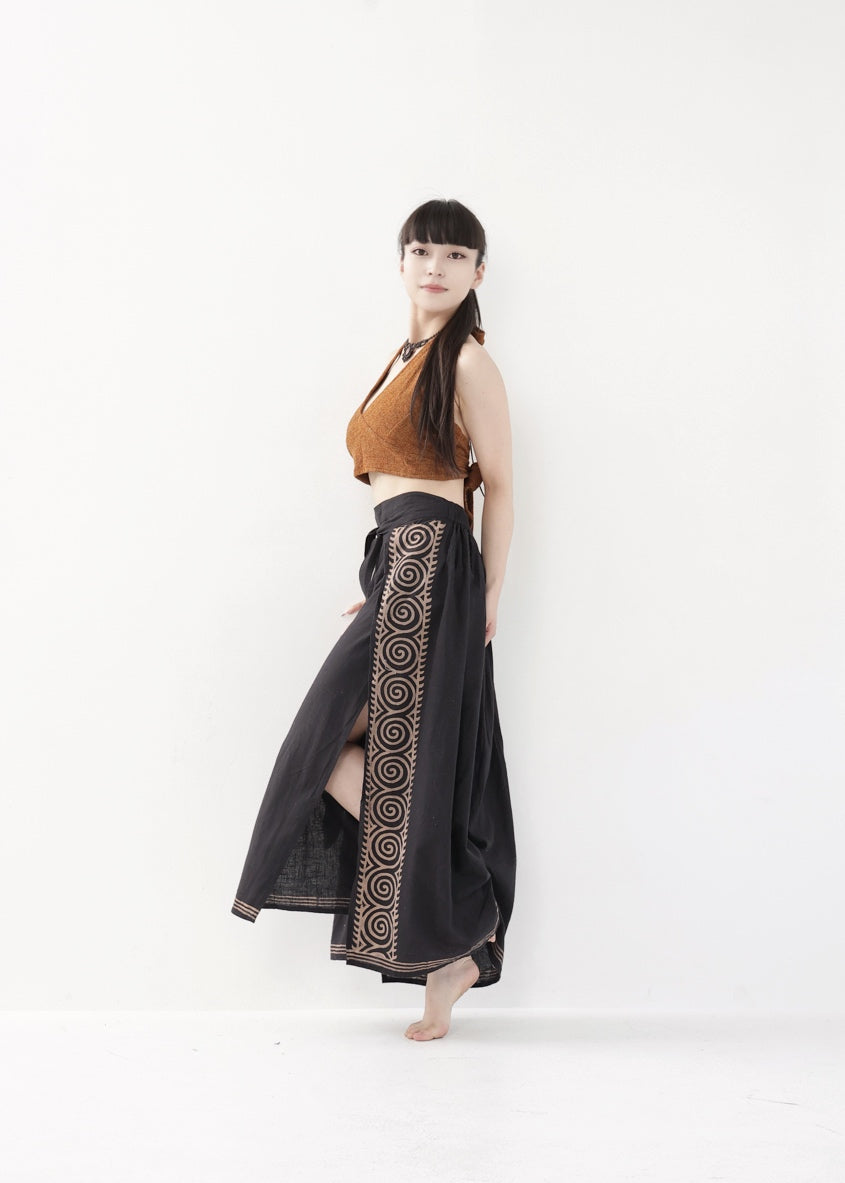 [Dragon Tail] フロントリボン・フィッシャーラップパンツ