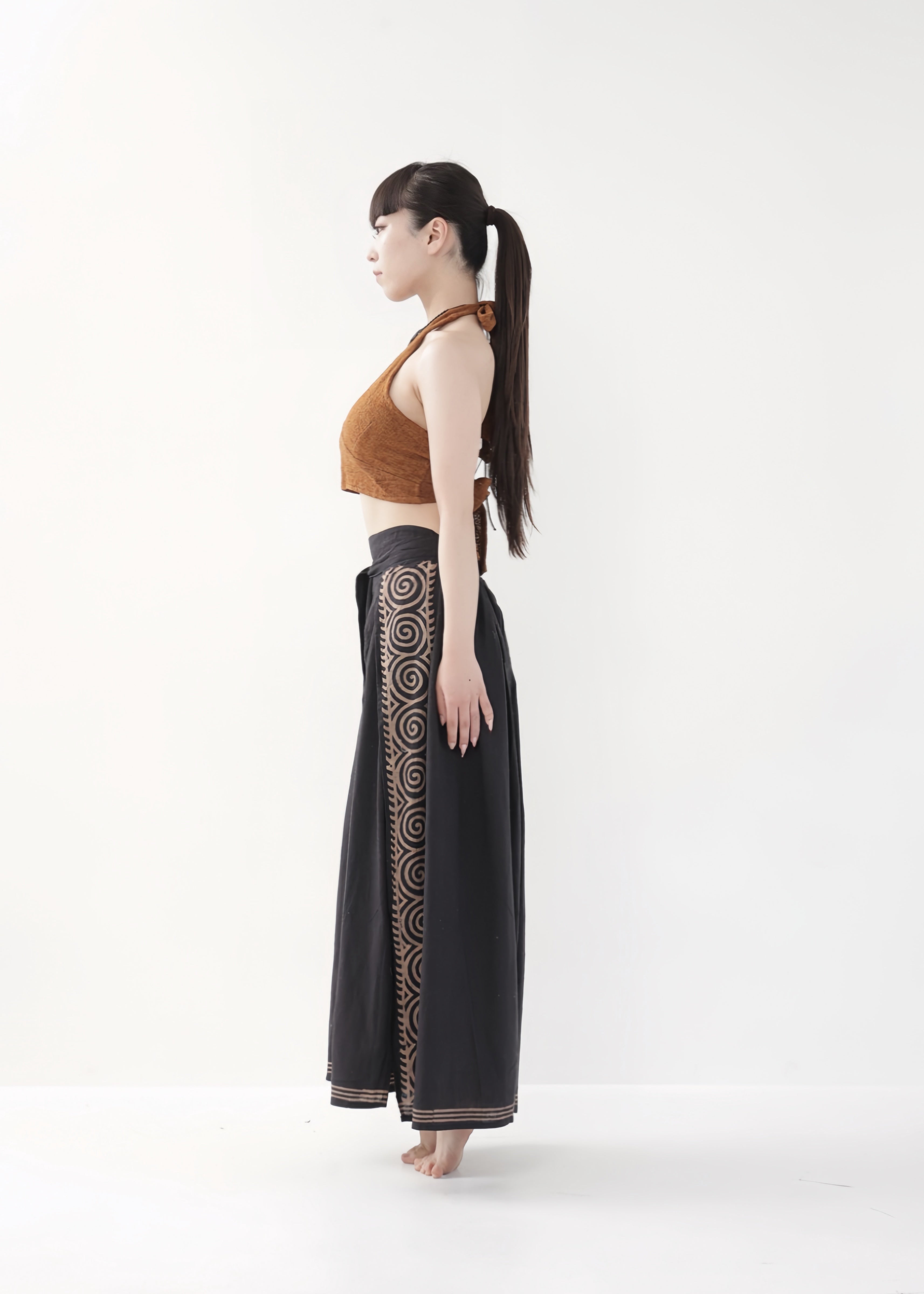 [Dragon Tail] フロントリボン・フィッシャーラップパンツ