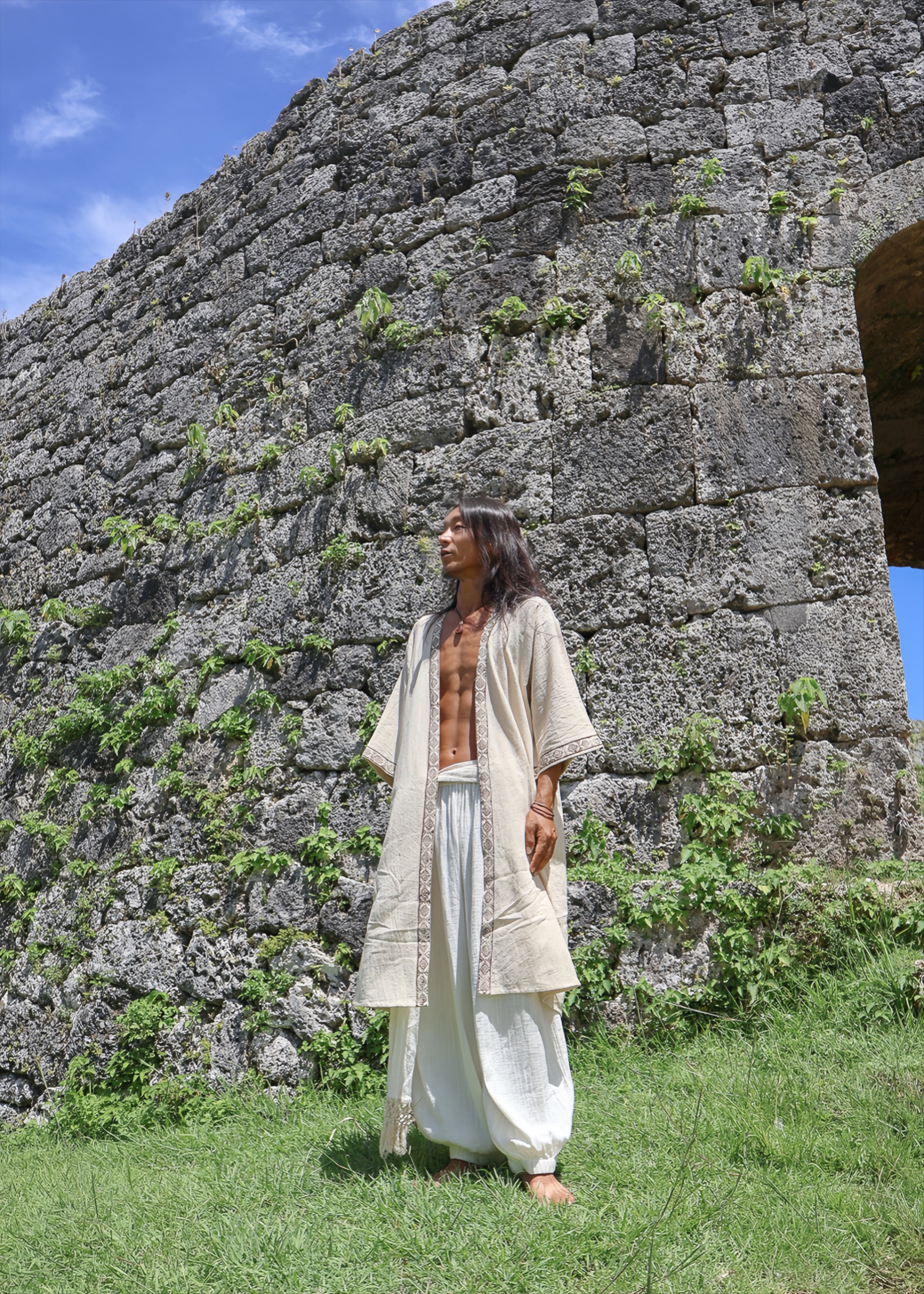 [KANNAGI /ユニセックス] 神巫 ジオトリム・ストレートローブ