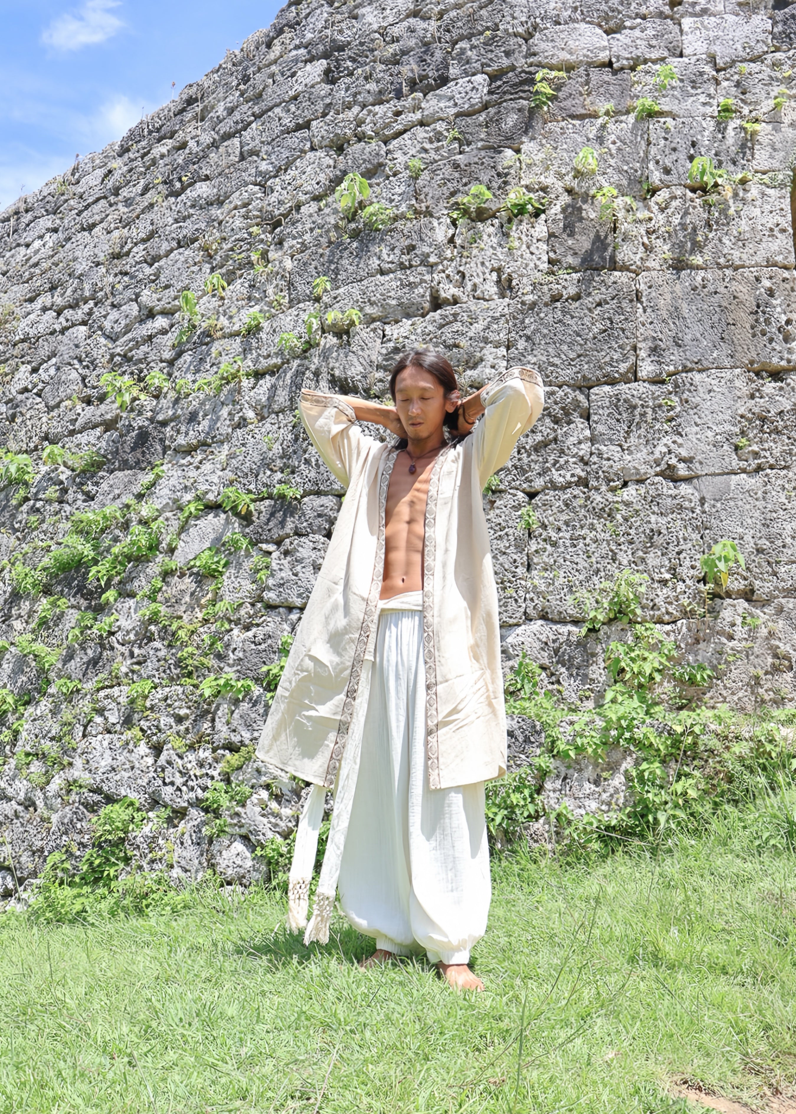 [KANNAGI /ユニセックス] 神巫 ジオトリム・ストレートローブ