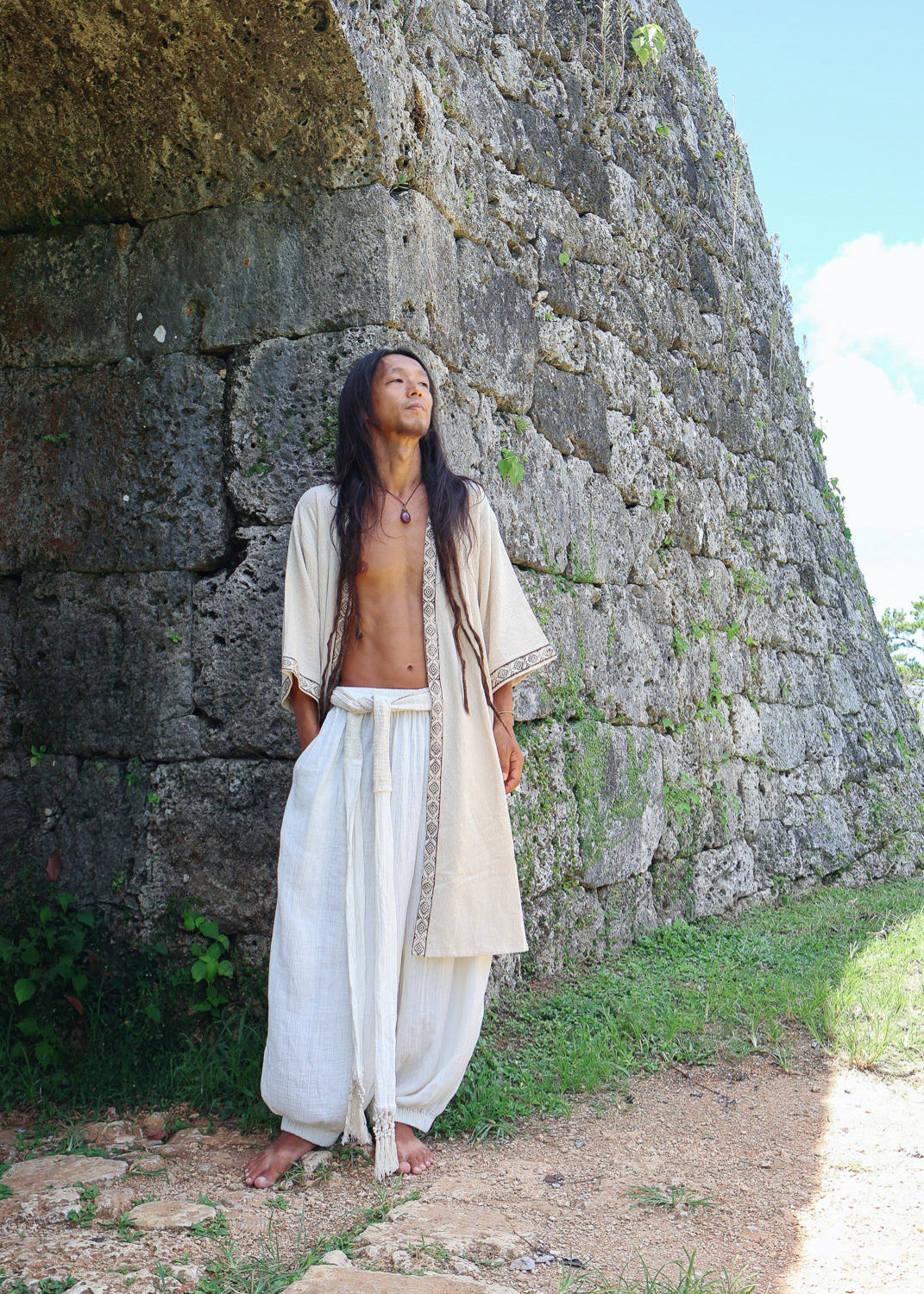 [KANNAGI /ユニセックス] 神巫 ジオトリム・ストレートローブ