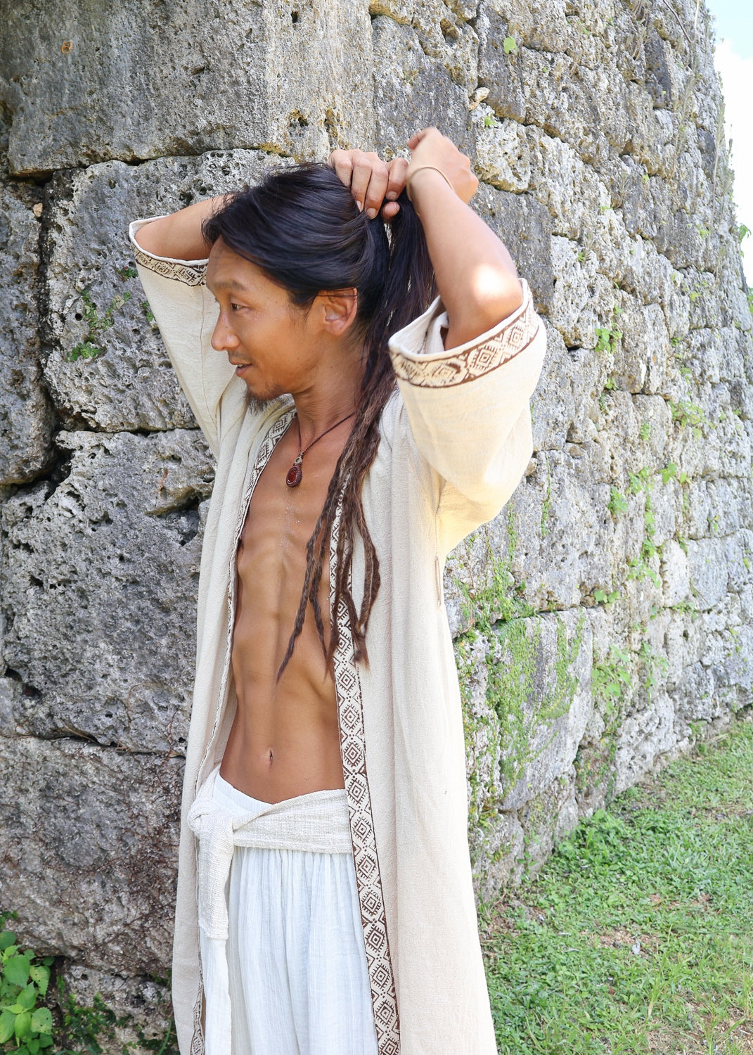 [KANNAGI /ユニセックス] 神巫 ジオトリム・ストレートローブ