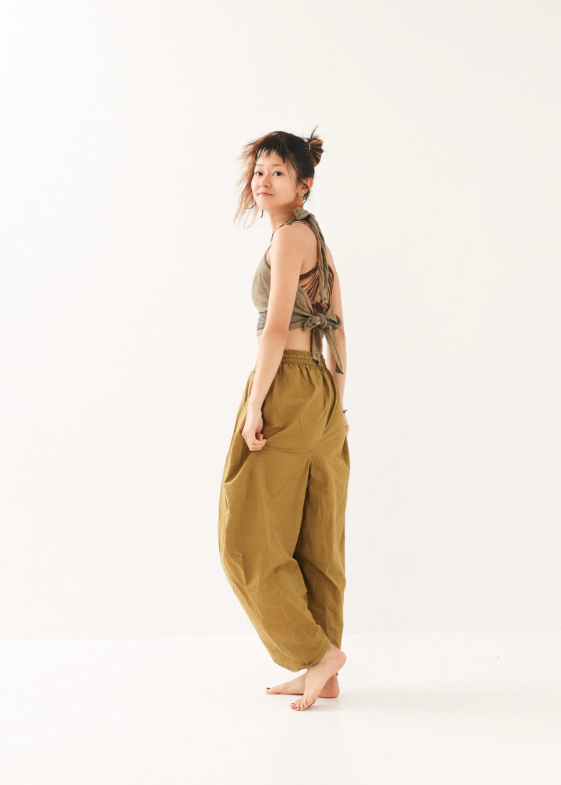 [NATURE FLOW] ゼン・ワイドラップ・プリーストパンツ