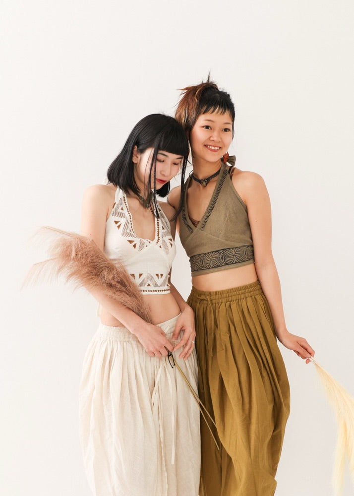 [NATURE FLOW] ゼン・ワイドラップ・プリーストパンツ