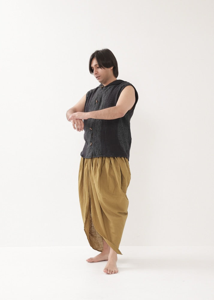 [NATURE FLOW] ゼン・ワイドラップ・プリーストパンツ