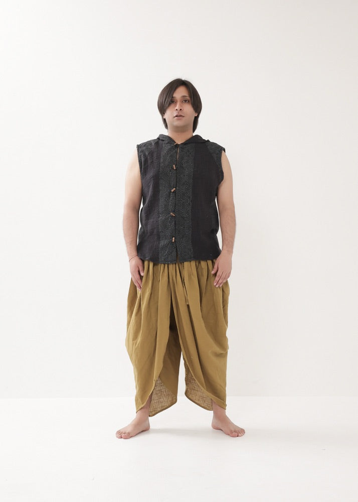 [NATURE FLOW] ゼン・ワイドラップ・プリーストパンツ