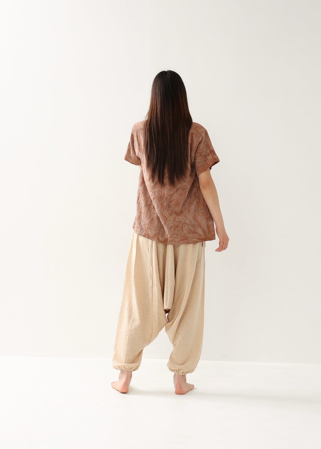 [Khadi of Love /ユニセックス] 草木染め・リラックスカディシャツ 全3色