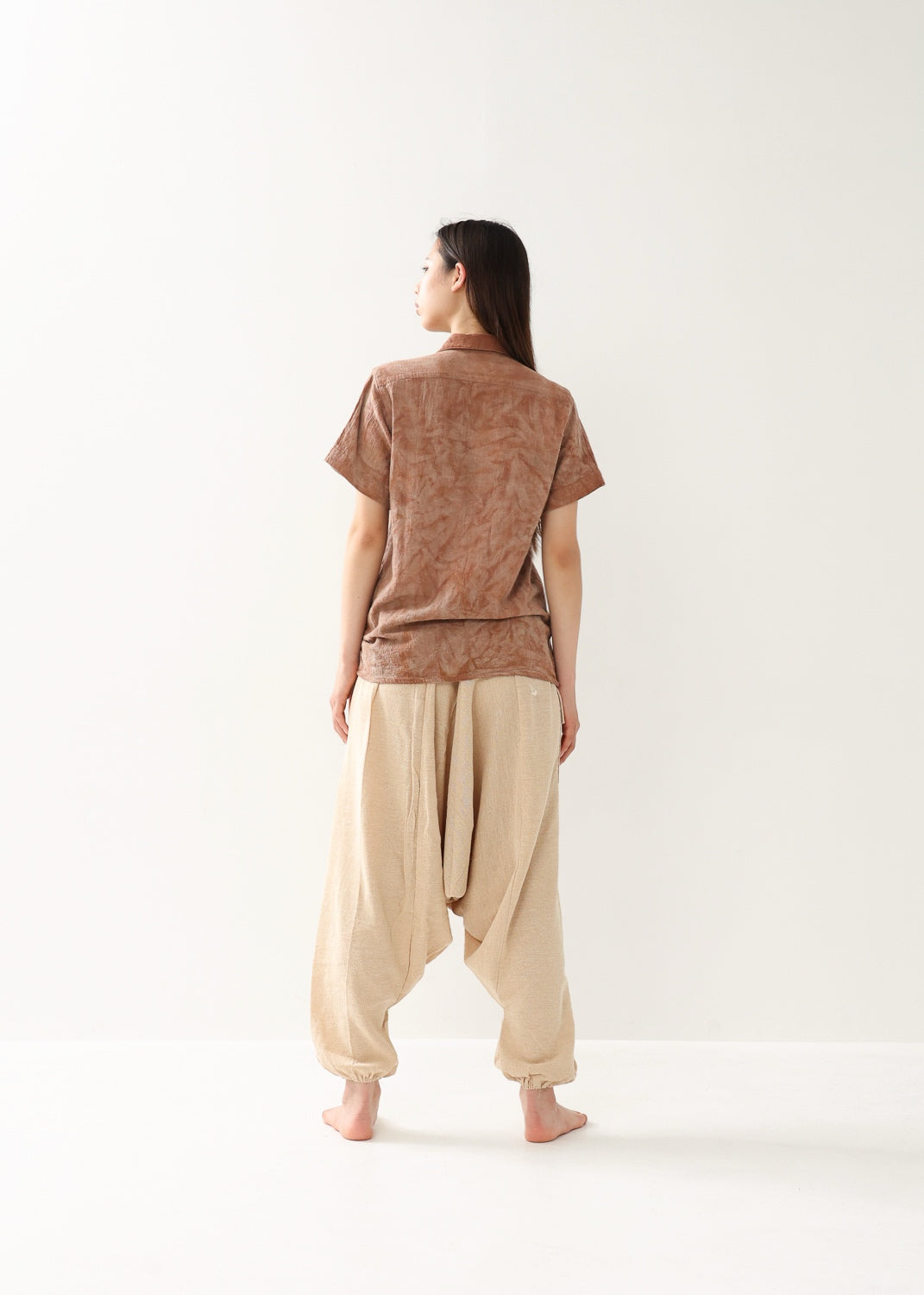 [Khadi of Love /ユニセックス] 草木染め・リラックスカディシャツ 全3色