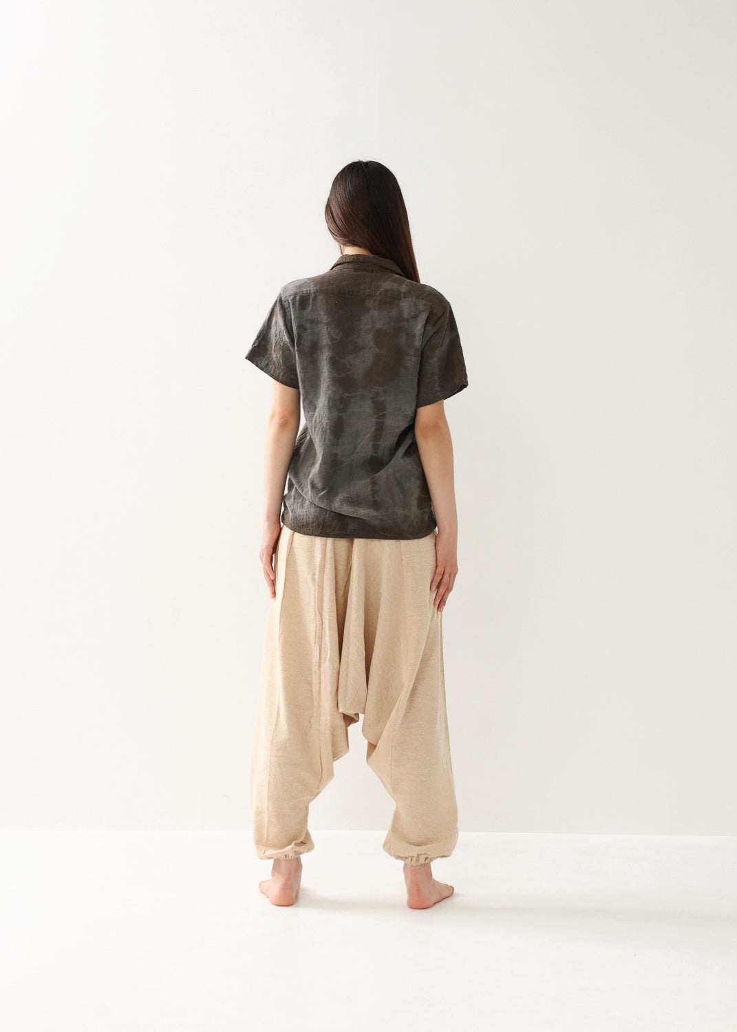 [Khadi of Love /ユニセックス] 草木染め・リラックスカディシャツ 全3色