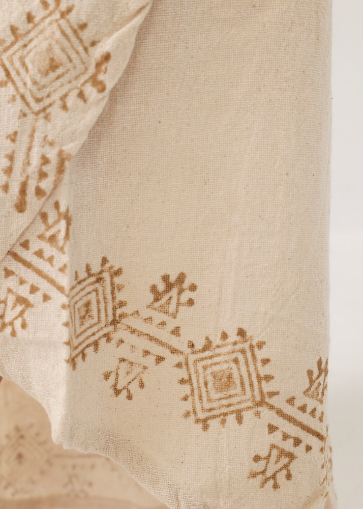 [KujA goddess] カディコットン Shanti デザインフレアパンツ