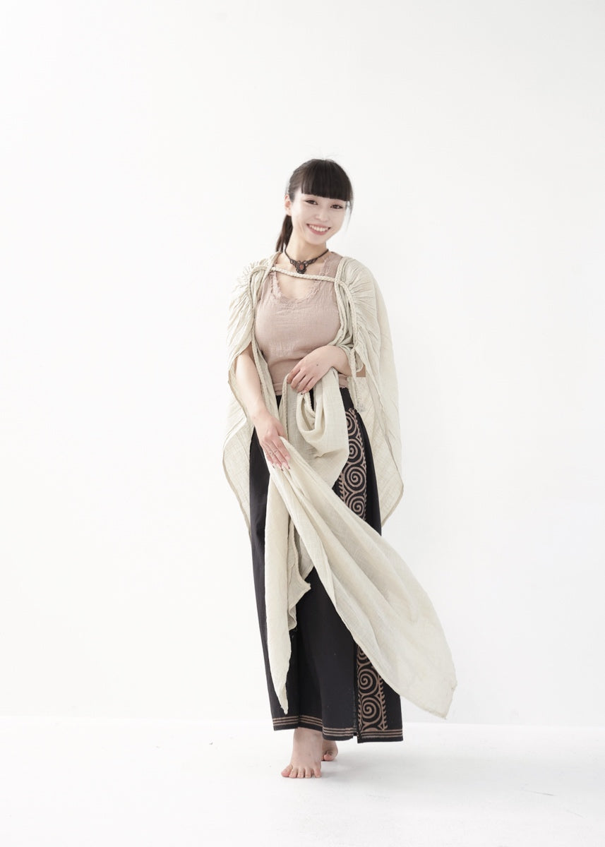 [Nature Flow] 羽衣・オーガニックショール / Kimono 羽織 全2色