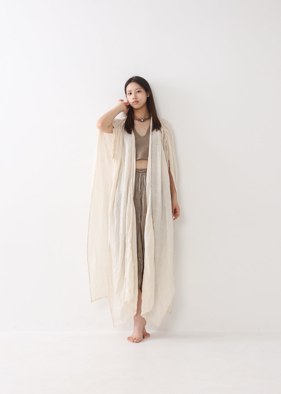 [Nature Flow] 羽衣・オーガニックショール / Kimono 羽織 全2色