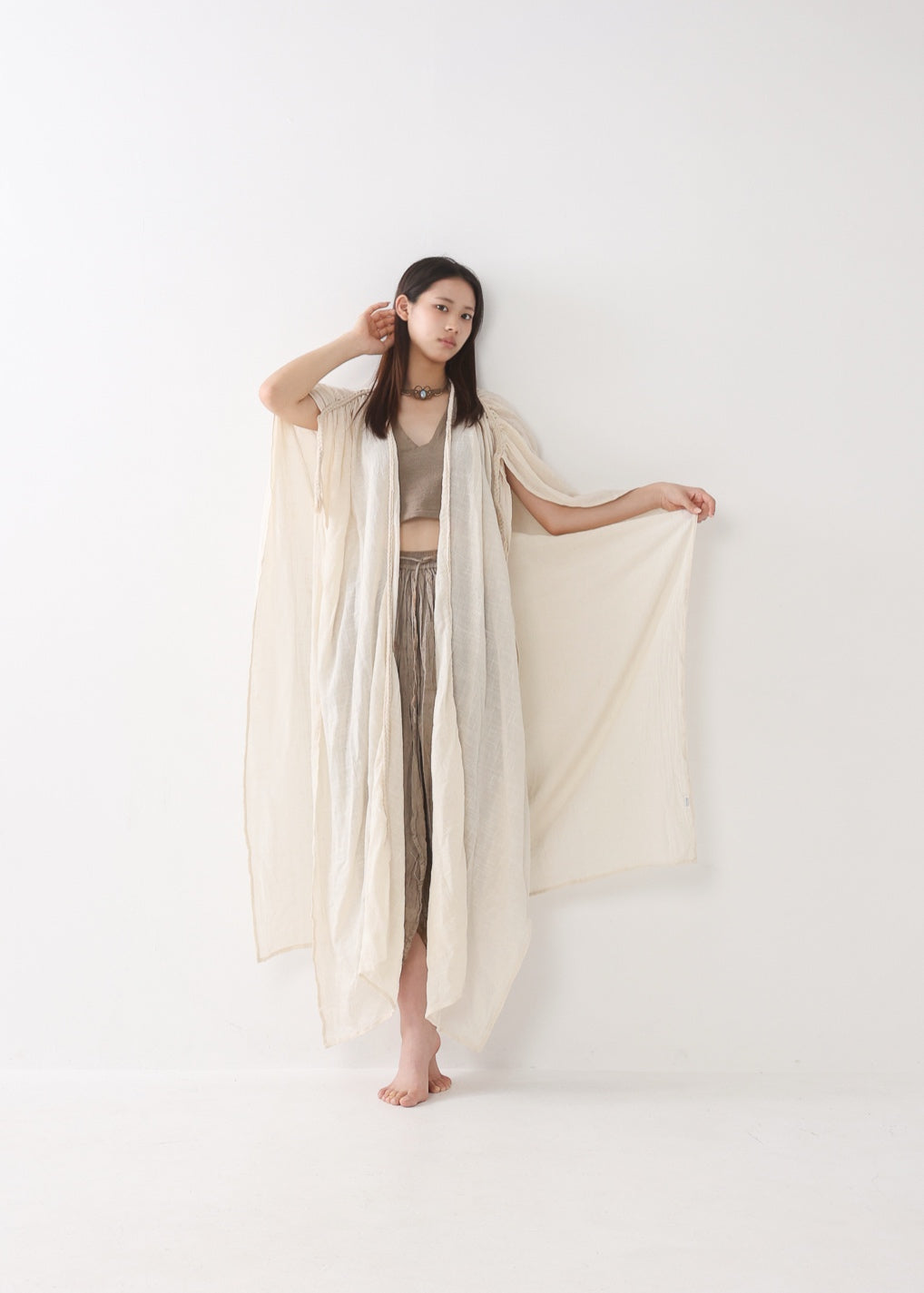 [Nature Flow] 羽衣・オーガニックショール / Kimono 羽織 全2色