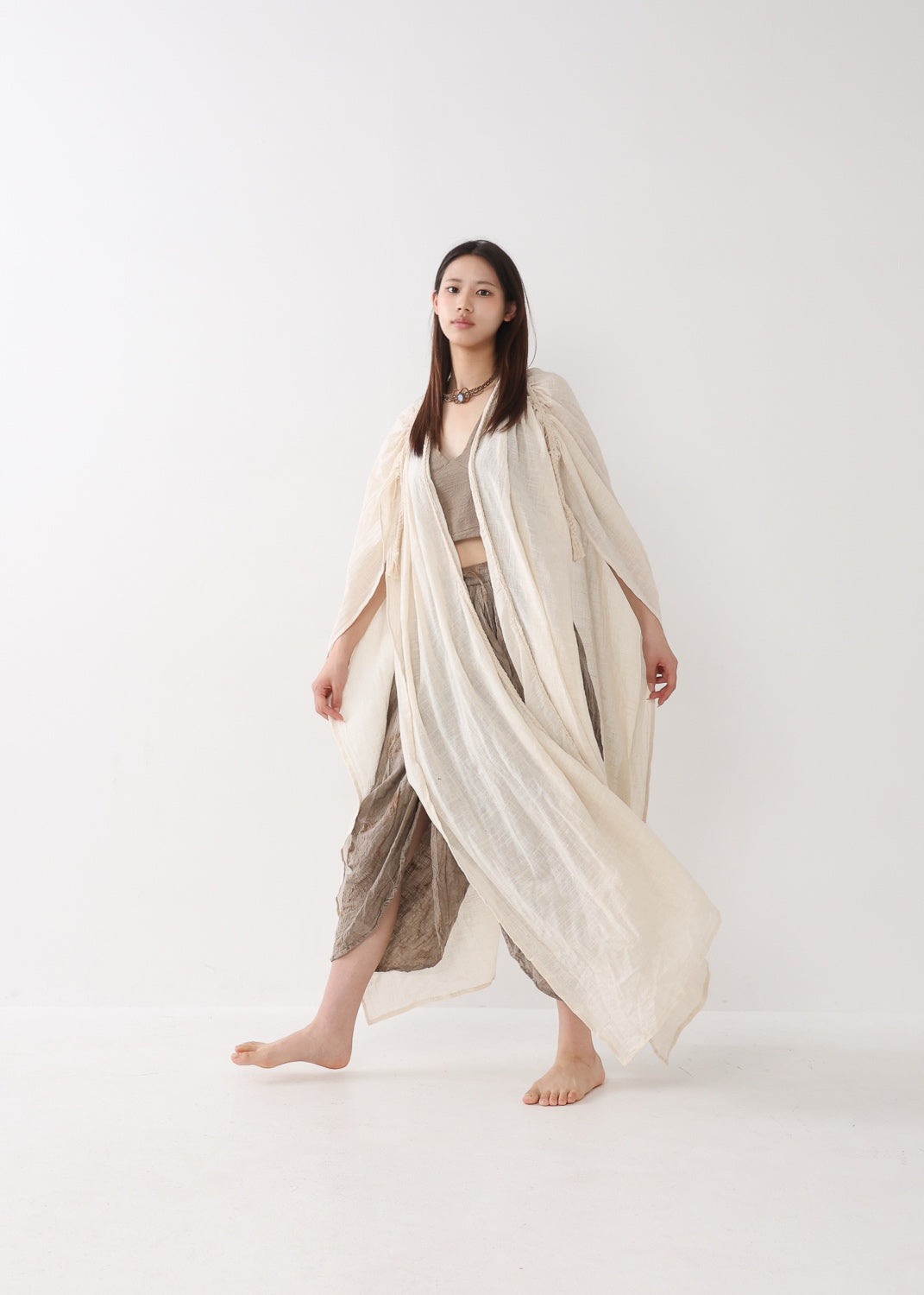 [Nature Flow] 羽衣・オーガニックショール / Kimono 羽織 全2色