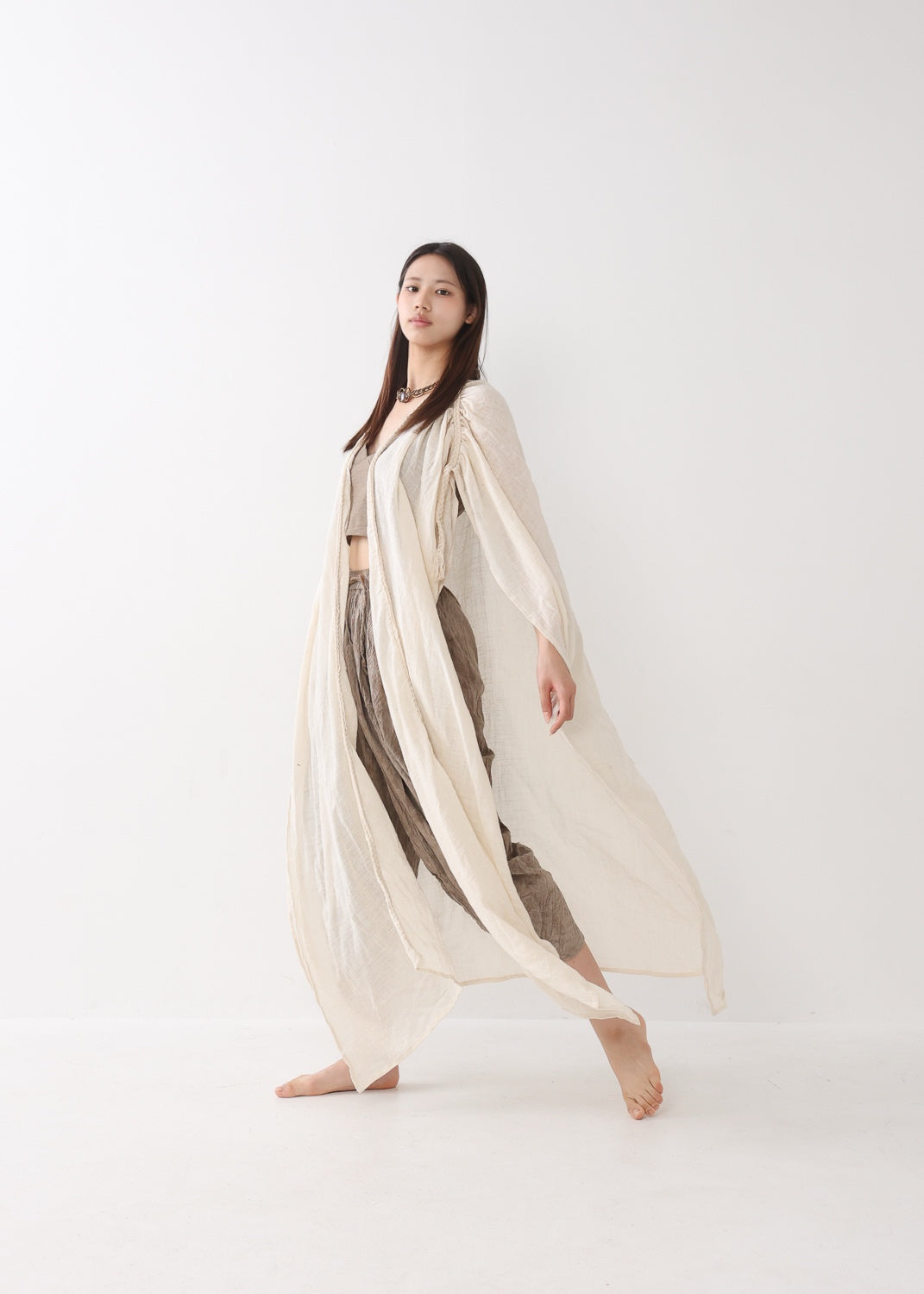 [Nature Flow] 羽衣・オーガニックショール / Kimono 羽織 全2色