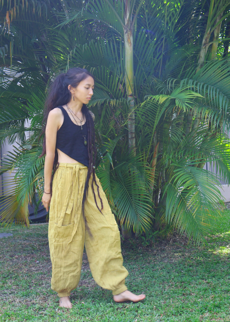[SOL] Axis Black Hem ライクラ・クロップトップ