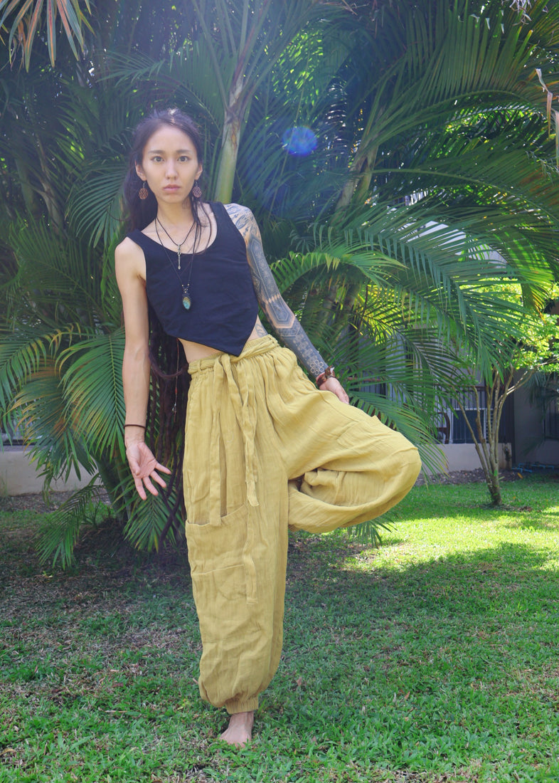 [SOL] Axis Black Hem ライクラ・クロップトップ
