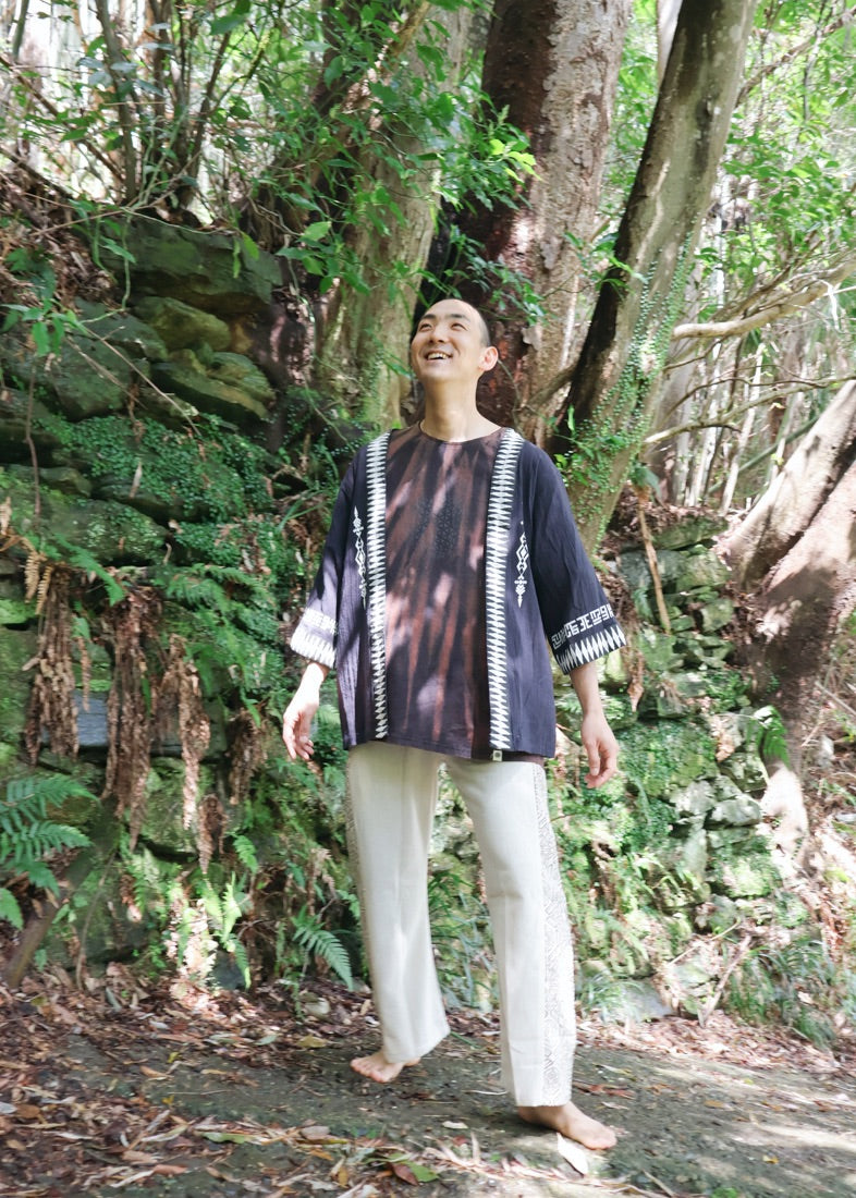 [PSYENCE × KujA コラボ限定品] YATA kimono コットン羽織