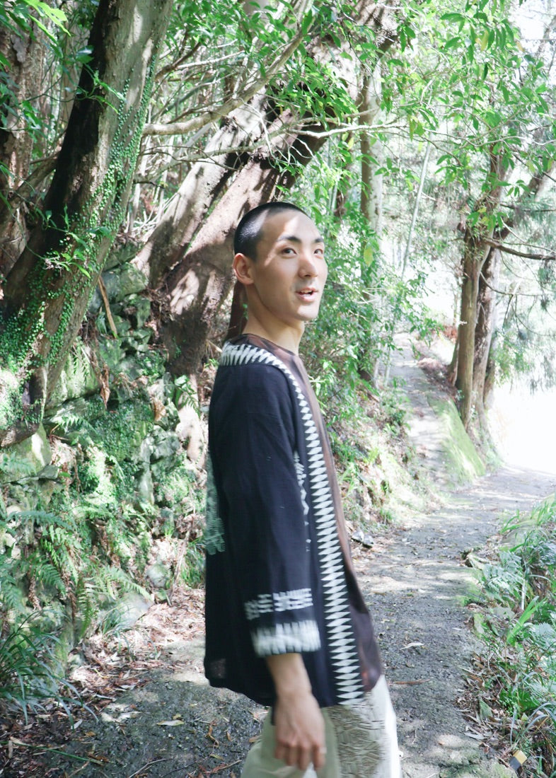 [PSYENCE × KujA コラボ限定品] YATA kimono コットン羽織