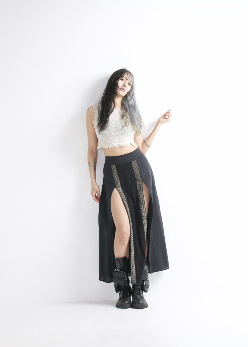 Ankh Panels] エジプシャンスカート 全2色 (Black新色入荷) | KujA